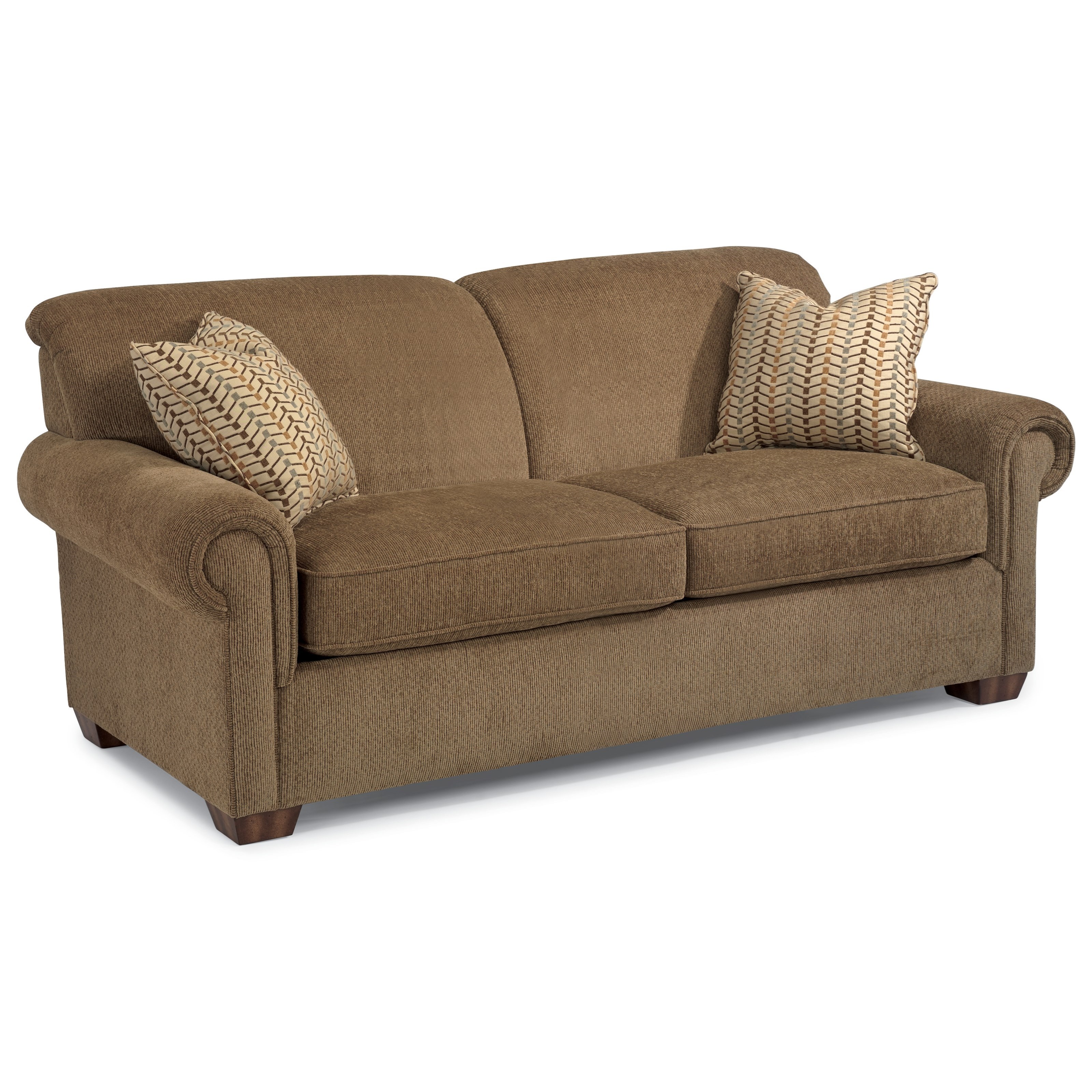 Flexsteel Main Street 5988 43 756 80 Rolled Arm Full Sofa Sleeper